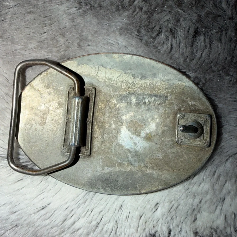 Men's Mickey Gilley Silver Belt Buckle